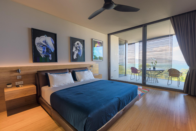 Bedroom 3, The Cube Ocean View Pool Villa Kalim Phuket, Pulau Phuket