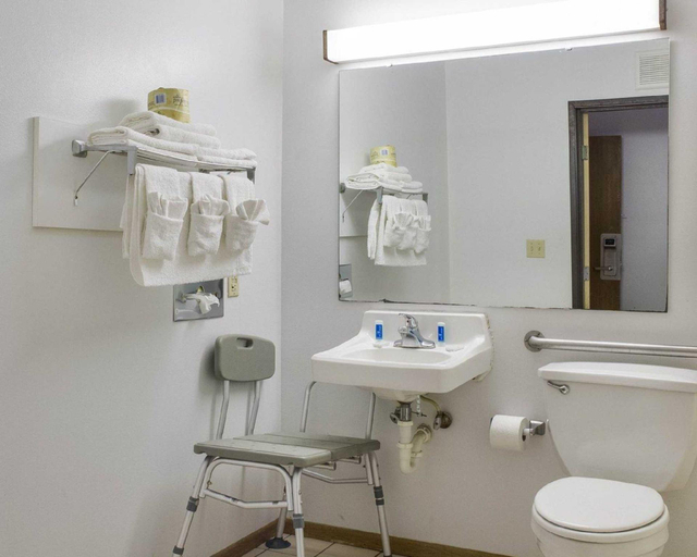 Bathroom, Rodeway Inn West Fargo Main Ave., Cass