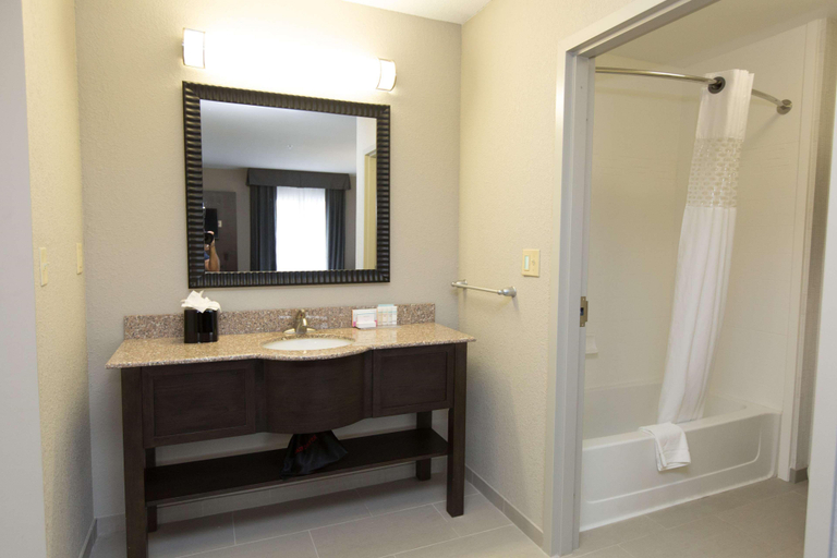 Bathroom 4, Hampton Inn & Suites Oklahoma City Airport, Oklahoma