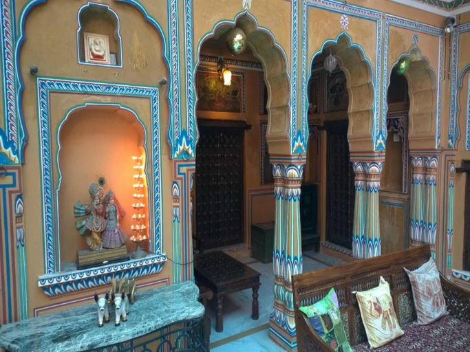 Public Area 2, Radhika Haveli Hotel, Jhunjhunun