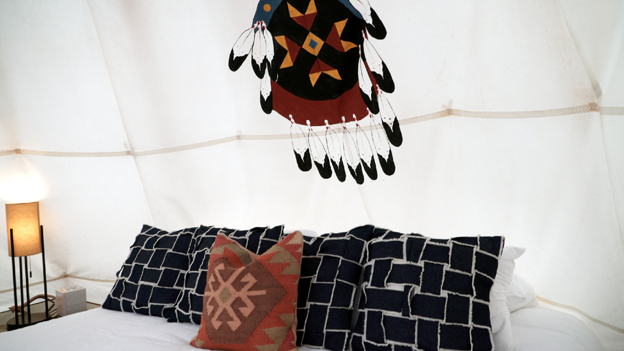 Bedroom 2, Dreamcatcher Tipi Hotel, Park
