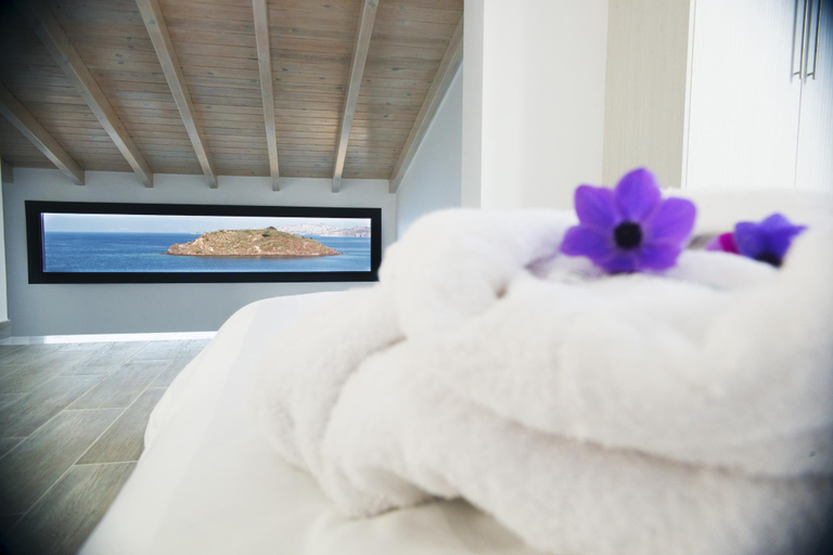 Bedroom 3, Eleia Seafront Villas, North Aegean