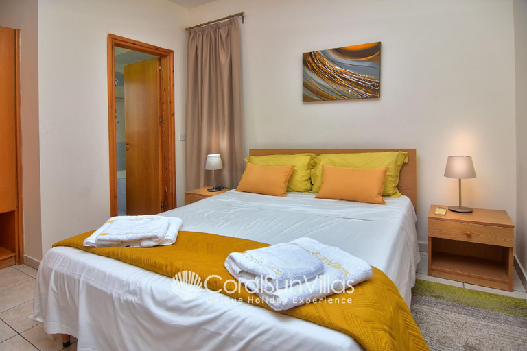 Bedroom 3, HARMONY villa. Large Private pool and Garden Sauna/Jacuzzi, Peaceful Area, Sea