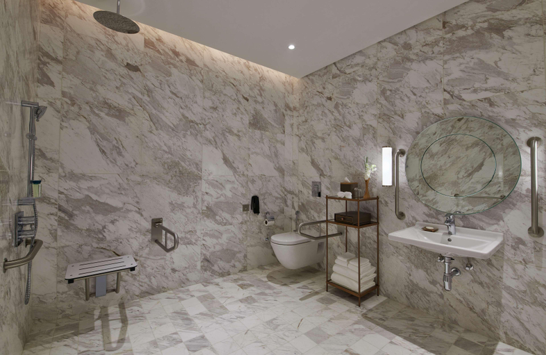Bathroom 5, Waldorf Astoria Difc, Dubai