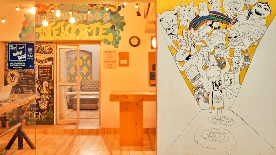 Public Area 2, International Travellers Hostel, Varanasi