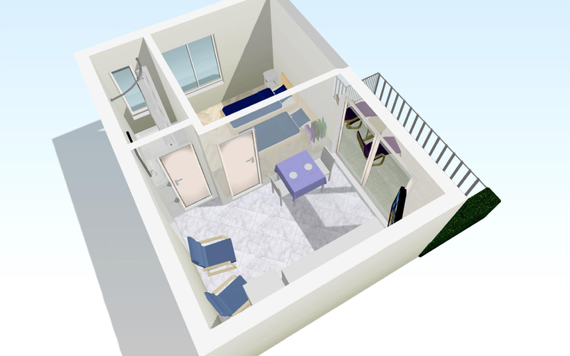 Others 4, Apartment for two persons with sea view in Trogir near the beach, Okrug