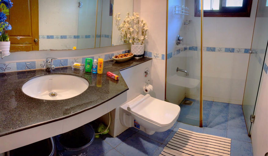 Bathroom 5, Heritage Villa in Arpora | Poolside Bliss & Views, North Goa
