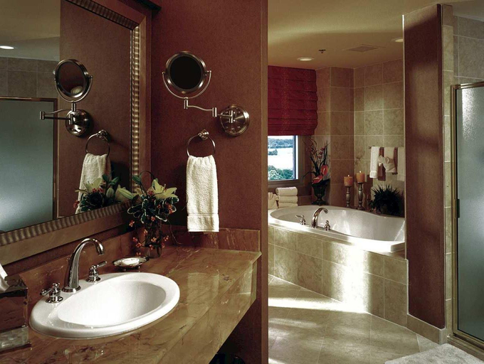 Bathroom 5, Embassy Suites Northwest Arkansas - Hotel, Spa & Convention Center, Benton