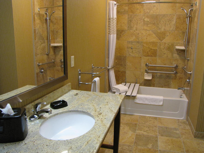 Bathroom 3, Hampton Inn & Suites Jamestown, Stutsman
