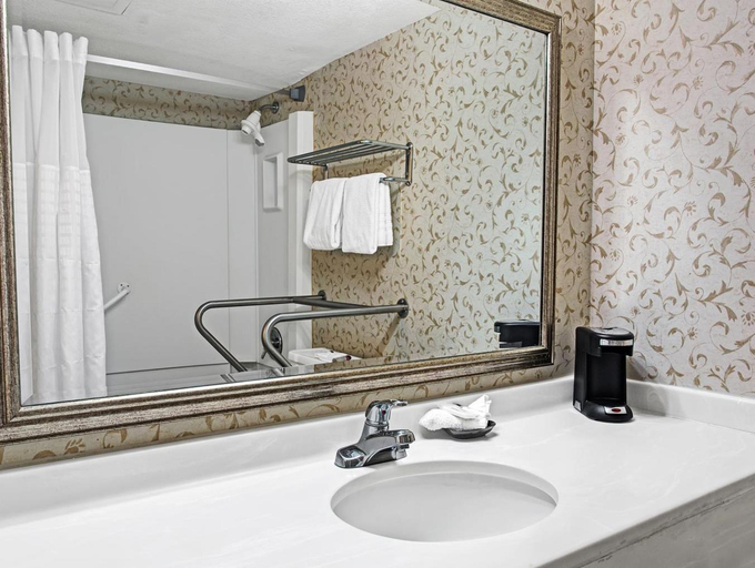 Bathroom 4, Budget Inn Denver Downtown, Denver