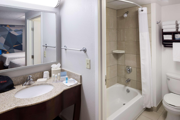 Bathroom 3, Hampton Inn & Suites Oklahoma City-Bricktown, Oklahoma