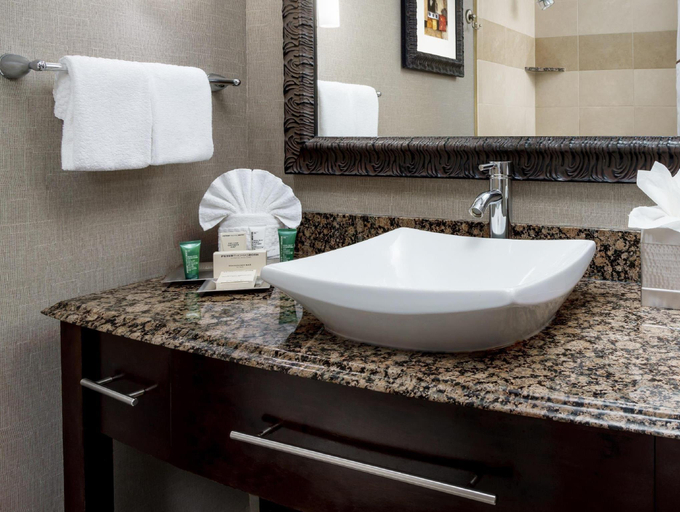 Bathroom 4, Hilton Charlotte University Place, Mecklenburg