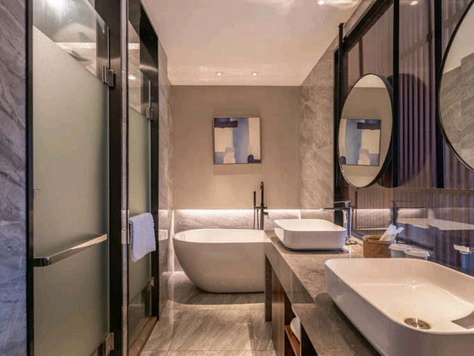 Bathroom, Teckon Myfeel Hotel Tengtou, Ningbo