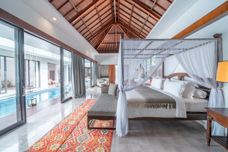 Bedroom 3, Villa Aiimara: Modern 5-Bedroom Villa in Canggu, Badung