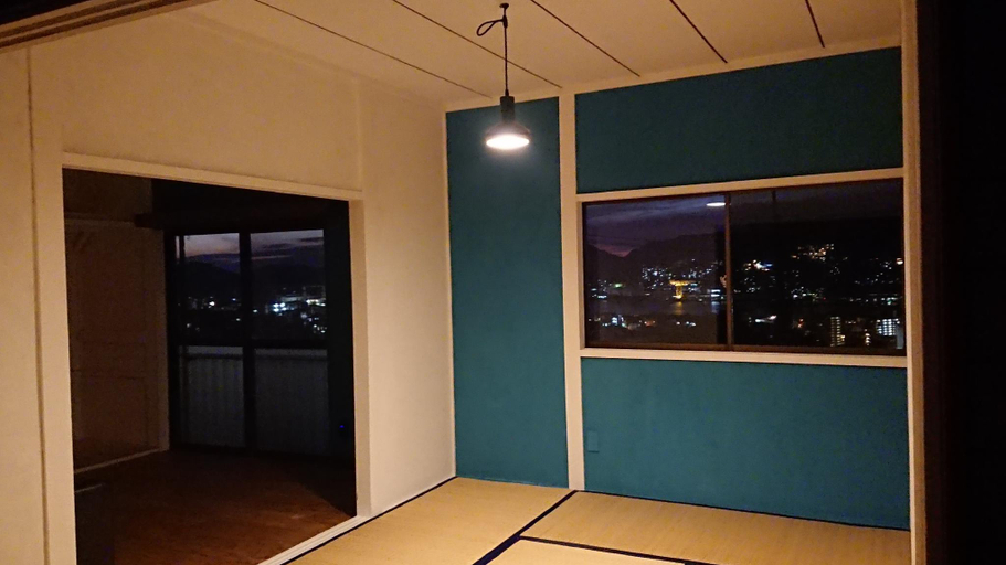 Bedroom 2, The Sloope Nagasaki Entire House with night view, Nagasaki