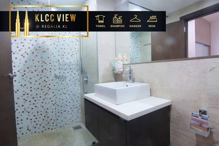 Bathroom, Amazing KLCC View @ Regalia KL, Kuala Lumpur