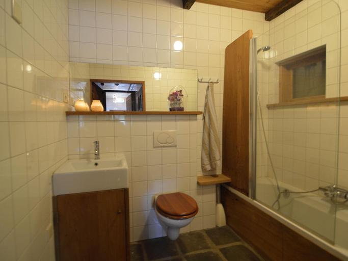 Bathroom 3, Lodge Maasduinen near National Park, Bergen