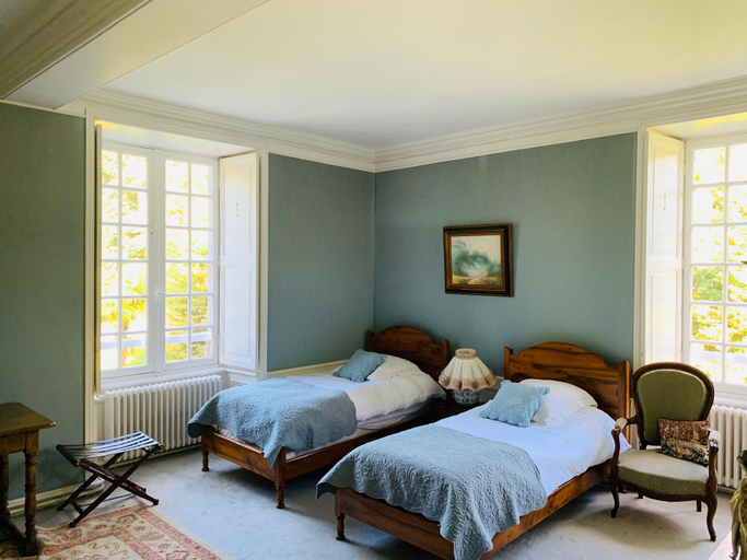 Bedroom 2, Manoir de Trégaray, Ille-et-Vilaine