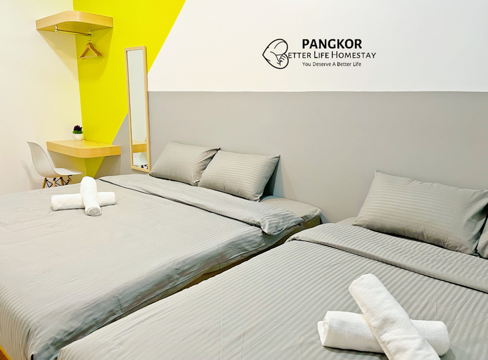 Bedroom 3, Pangkor Better Life Homestay-Seaside Villa 12pax, Manjung