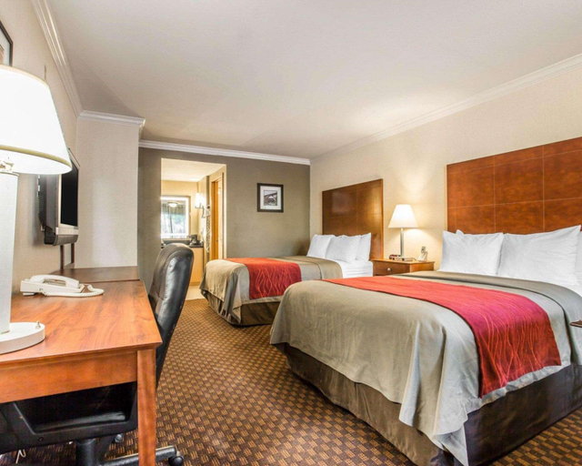 Bedroom 3, Hyland Inn near Pasadena Civic Center, Los Angeles