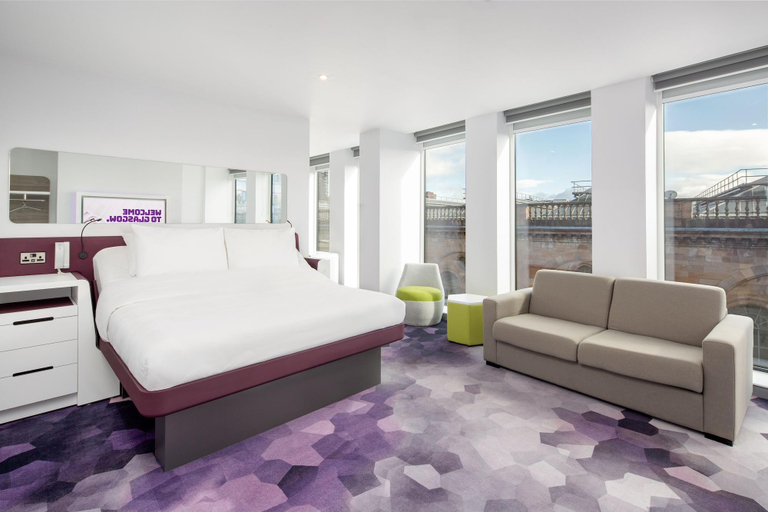Bedroom 4, YOTEL Glasgow, Glasgow