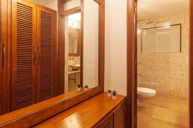 Bathroom, StayVista at Villa Verona, Pune