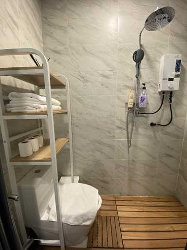 Bathroom, ATTIC✦SANTORINI Private Pool Luxury FamilySuite#36, Malacca City