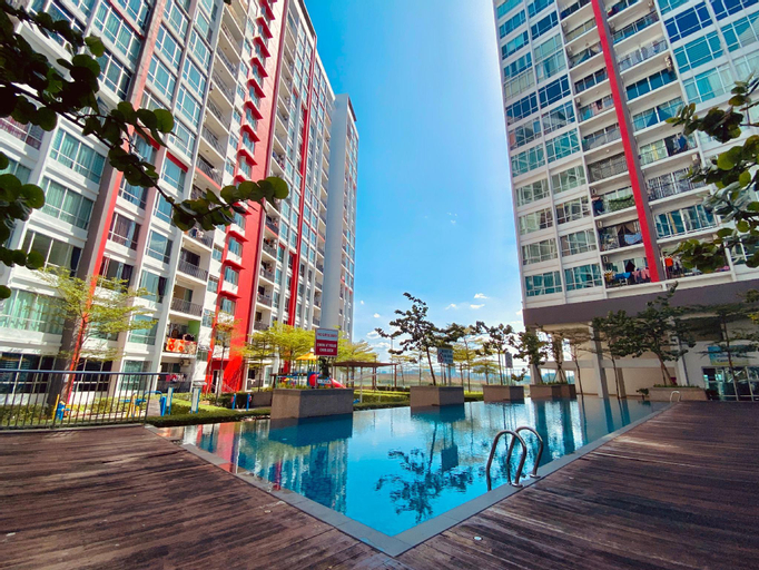Sport & Beauty 2, CozyStudio #1-3pax, Paradigm Mall, Legoland [WiFi], Johor Bahru