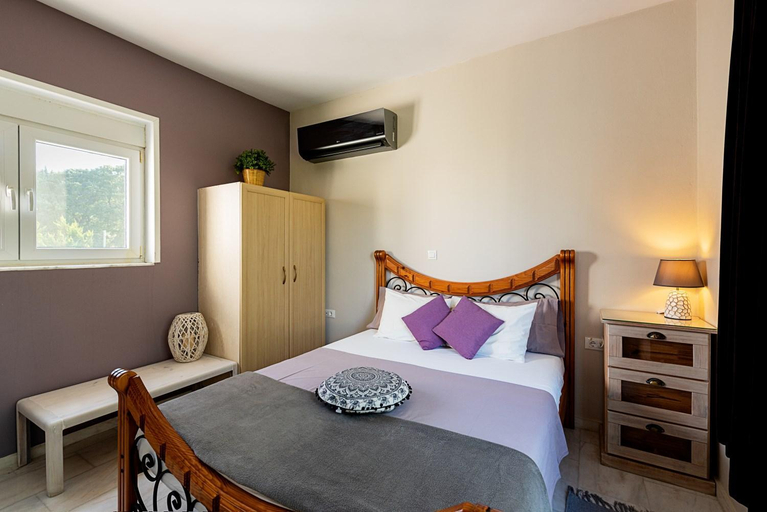 Bedroom 2, JACUZZI Villa, huge GARDEN, at Kalithea Springs, South Aegean