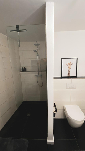 Bathroom 2, Stilvolles City-Loft mit privatem Whirlpool, Trier