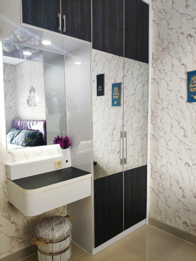 Bedroom 2, Centralpark mall 1BR 2Beds Madison park apartment, West Jakarta