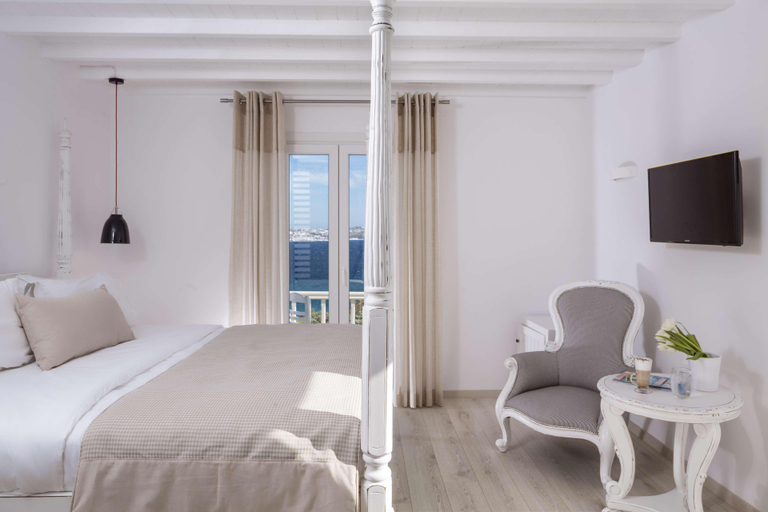 Bedroom 4, Mykonos Princess Hotel, South Aegean