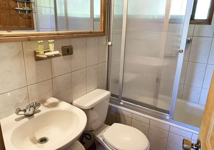 Bathroom 4, Mirador Los Volcanes Lodge & Boutique, Cautín