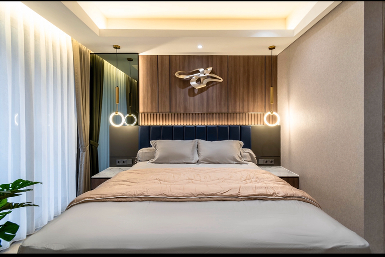 Bedroom 3, Gold Coast PIK Premium Studio Balcony with View by Dluxx, North Jakarta