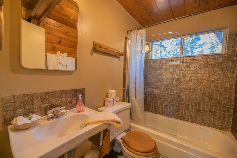 Bathroom 3, A-Frame of Mind, San Bernardino