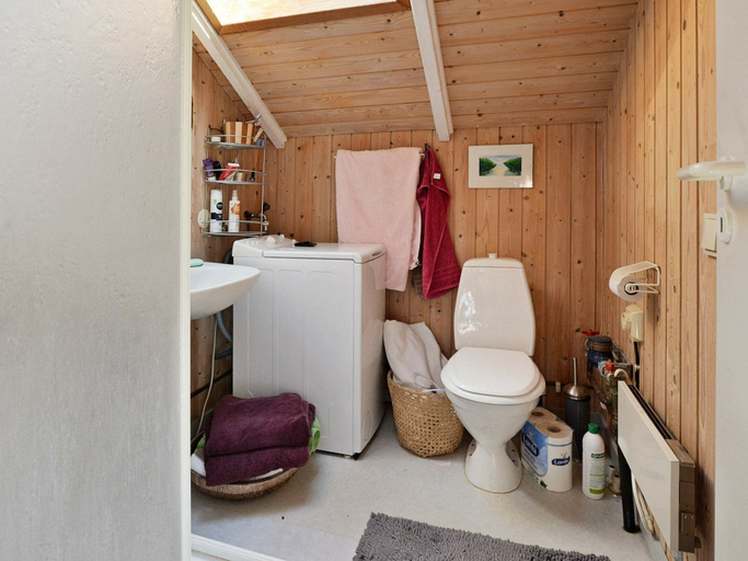 Bathroom, 4 Star Holiday Home in Heberg, Falkenberg