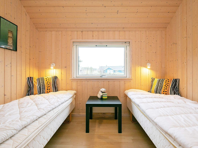 Bedroom 3, Serene Holiday Home in Løkken Jutland near Beach, Hjørring