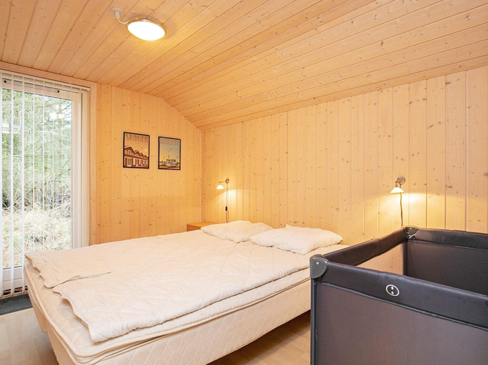 Bedroom 2, Serene Holiday Home in Løkken Jutland near Beach, Hjørring