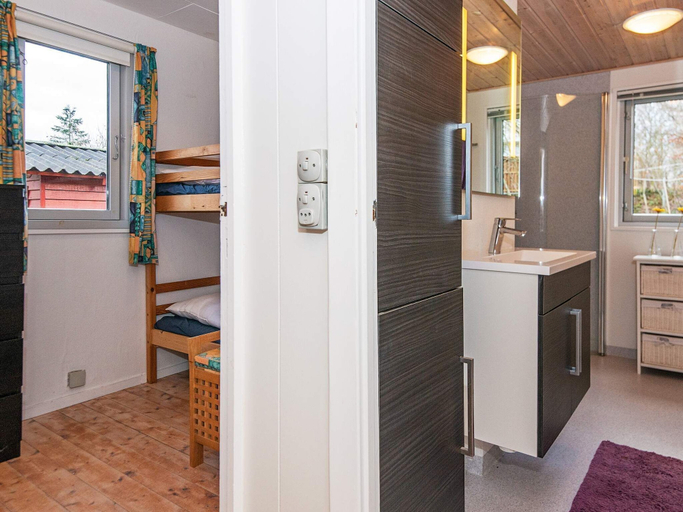 Bathroom, 6 Person Holiday Home in Glesborg, Norddjurs
