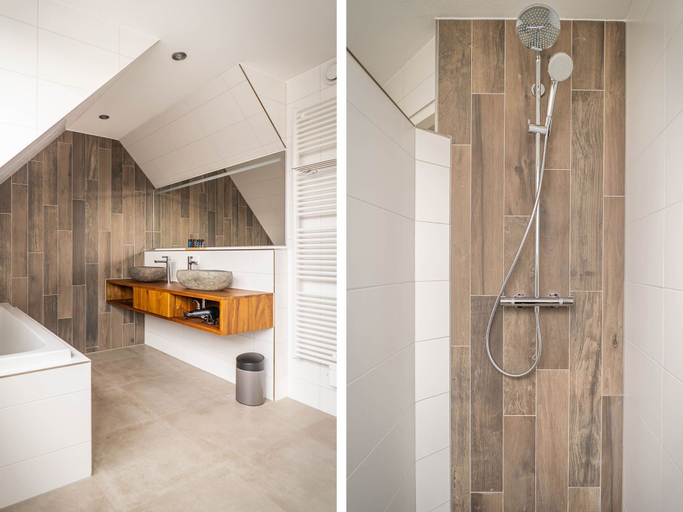 Bathroom, Bungalow in Texel near De Slufter Reserve, Texel