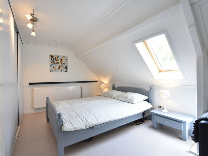 Bedroom 3, Modern Holiday Home in Wolphaartsdijk with Private Garden, Goes