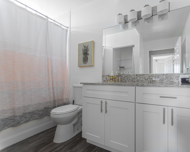 Bathroom, Black Swan - Rosemary Square - Midcentury Modern, Palm Beach
