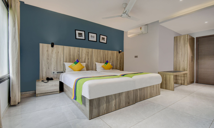 Bedroom 3, Treebo Trend Galexia Hotel, Bangalore