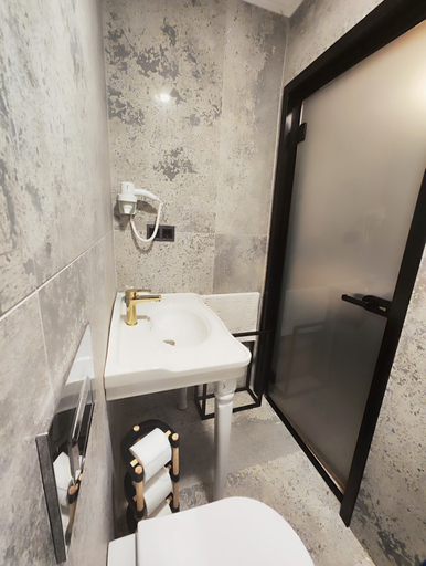 Bathroom 5, Frame Galata Hotel, Beyoğlu