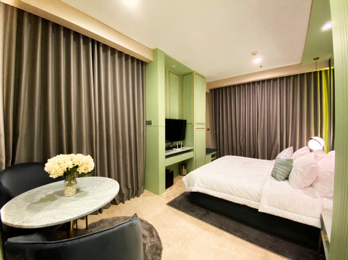 Bedroom 4, Art deco Apartemen Emerald Studio Jacuzzi by GPS, Bandung