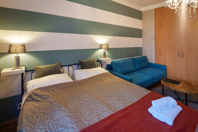 Bedroom 2, Dlouha Apartments, Praha 7