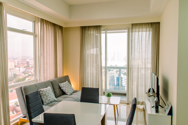 Elegant and Restful 2BR at Menteng Park Apartment By Travelio, Jakarta Pusat
