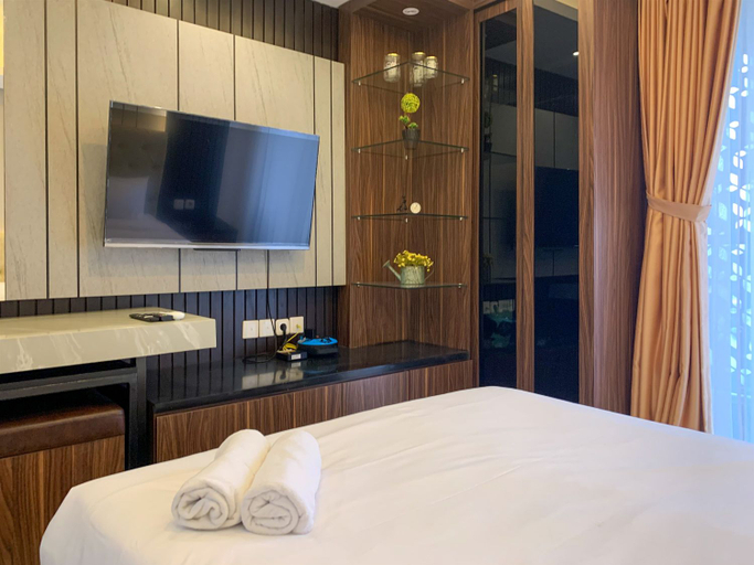 Bedroom 3, Minimalist Studio Room at Gold Coast Apartment By Travelio, North Jakarta