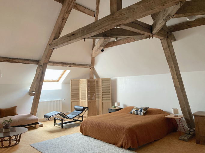 Bedroom 3, Maison d'hotes La Doucelle culture et bien-etre, Mayenne