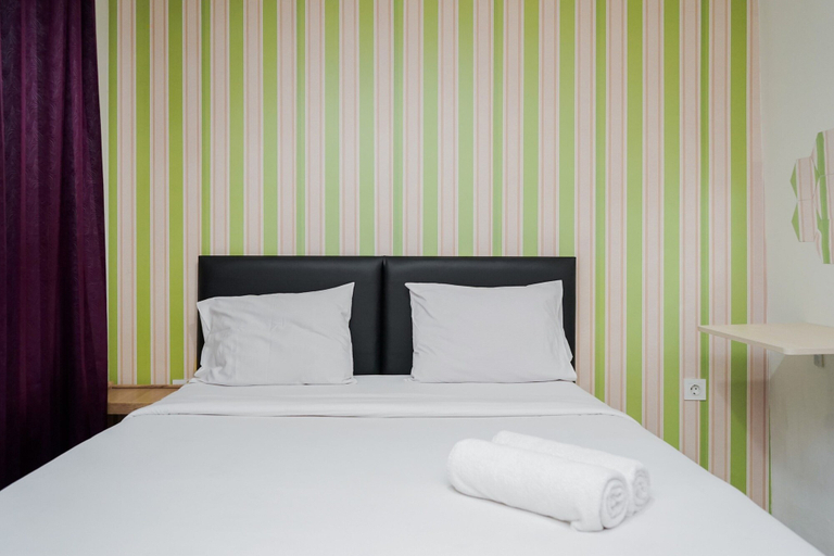 Bedroom 1, Comfy And Minimalist Studio At Bintaro Icon Apartment, South Tangerang